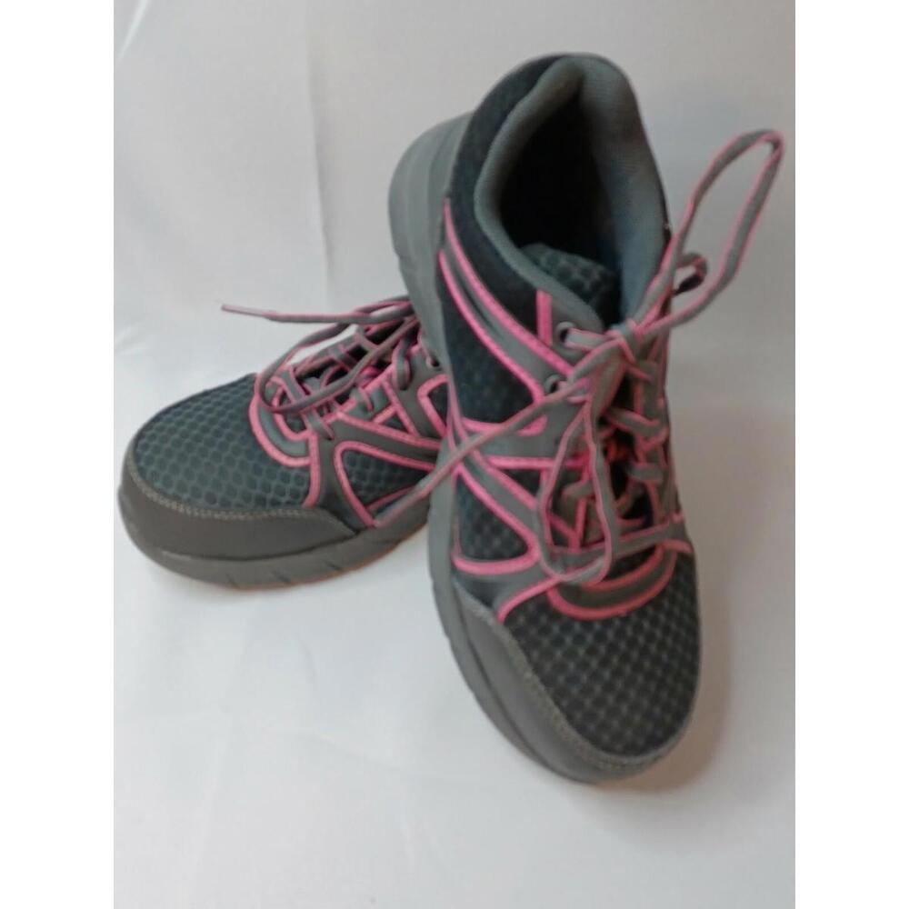 Brahma For Her Steel Toe Shoes Women's Sz 7 Lace Up Oil And Slip Resistant EUC